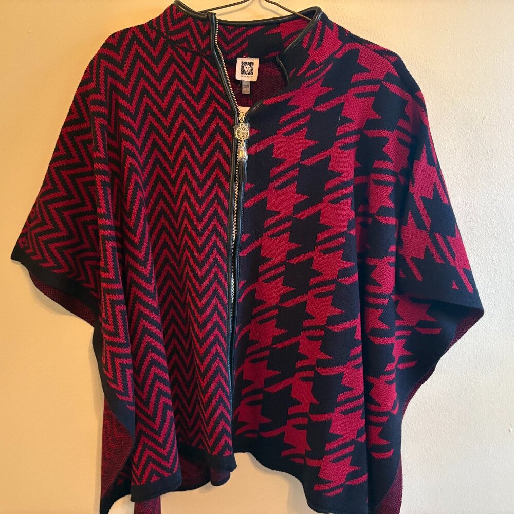 NWT Titan Red Zip Front Cape